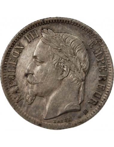 Napoléon III 1 franc Argent 1866 BB Strasbourg