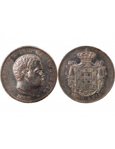 Portugal Carlos Ier 1000 reis Argent 1899 Lisbonne 2