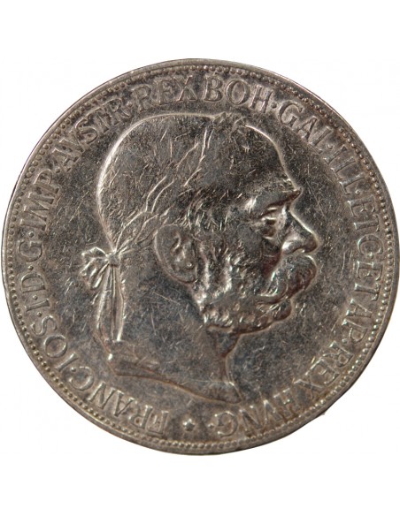 Autriche François Joseph, Empereur d'Autriche, Roi de Hongrie 5 Corona Argent 1907 A Vienne