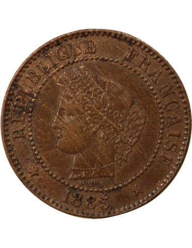 2 Centimes Bronze 1885 A Paris