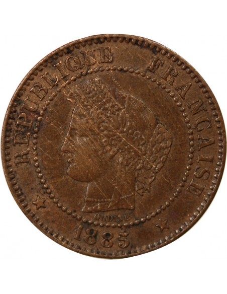 2 Centimes Bronze 1885 A Paris