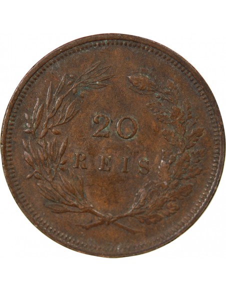 Portugal Carlos Ier 20 reis Bronze 1892 Lisbonne
