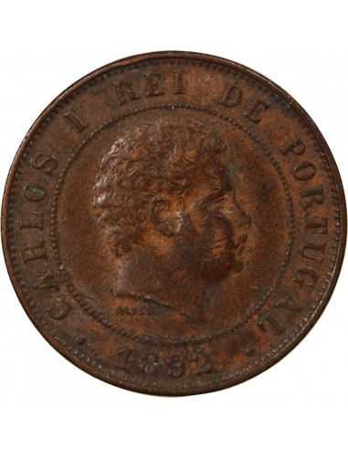 Portugal Carlos Ier 20 reis Bronze 1892 Lisbonne