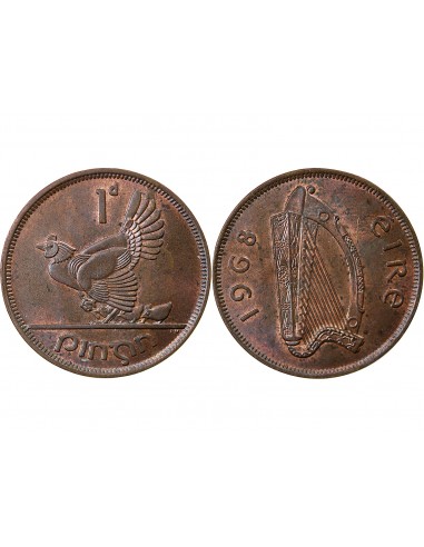 Irlande 1/2 penny Bronze 1968 Londres