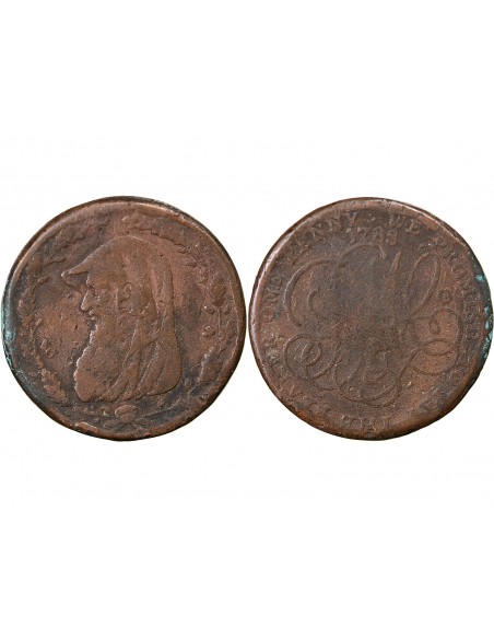 Grande Bretagne 1 jeton Cuivre 1788