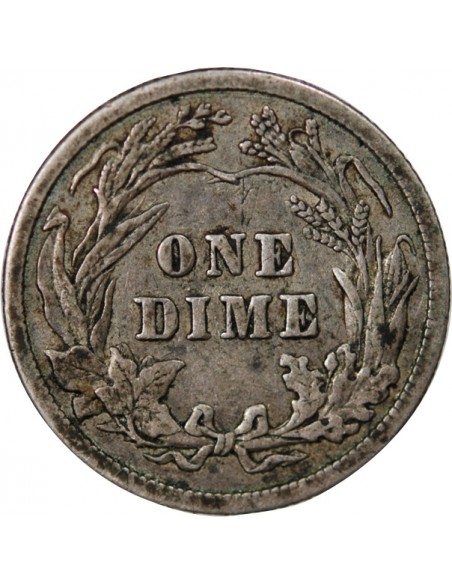 USA 10 cents Argent 1907 Philadelphie