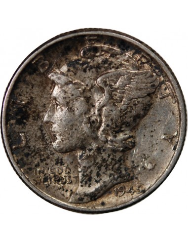 USA 10 Cents Argent 1940 Philadelphie