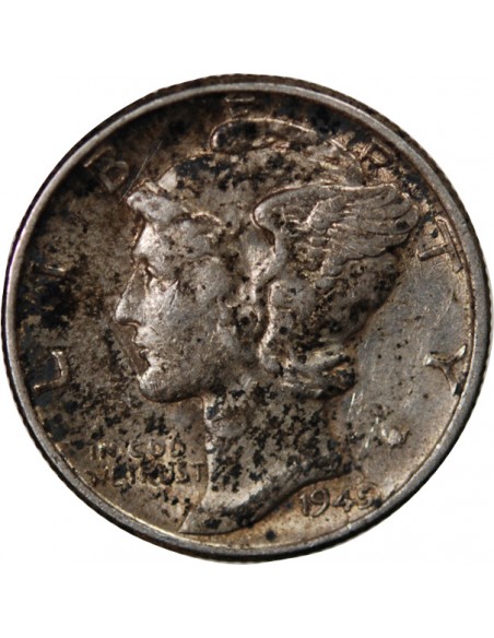 USA 10 Cents Argent 1940 Philadelphie