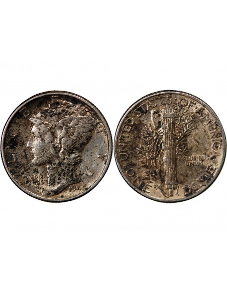 USA 10 Cents Argent 1940 Philadelphie