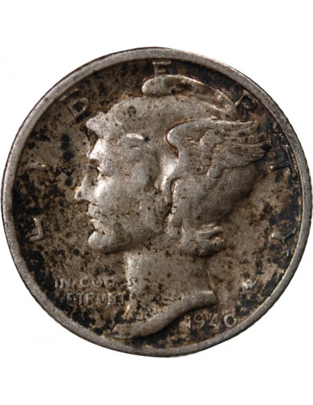 USA 10 Cents Argent 1940 S San Francisco