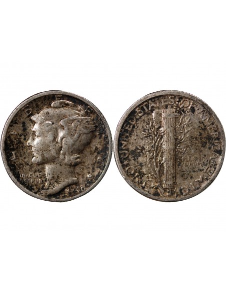 USA 10 Cents Argent 1940 S San Francisco