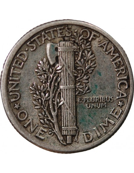 USA 10 cents Argent 1917 Philadelphie