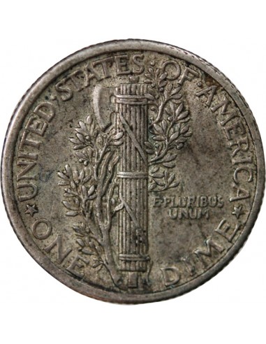 USA 10 Cents Argent 1917 Philadelphie