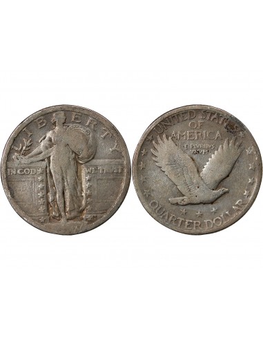 ETATS UNIS - 1/4 DOLLAR ARGENT "Standing Liberty Quarter" 1930 PHILADELPHIE