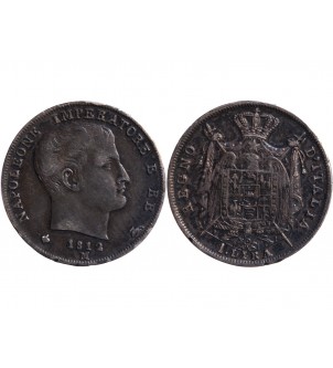 ITALIE, NAPOLEON - 1 LIRA ARGENT 1812 M MILAN 2