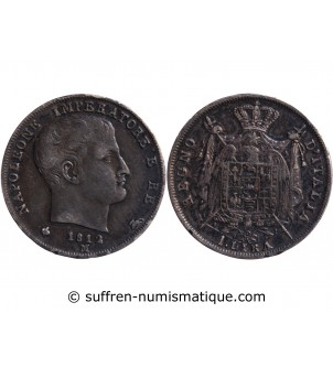 ITALIE, NAPOLEON - 1 LIRA ARGENT 1812 M MILAN