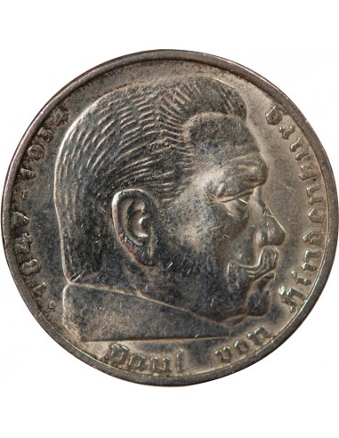 Allemagne 5 mark Argent 1936 A Berlin