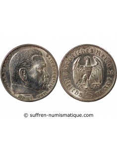 Allemagne 5 mark Argent 1936 A Berlin