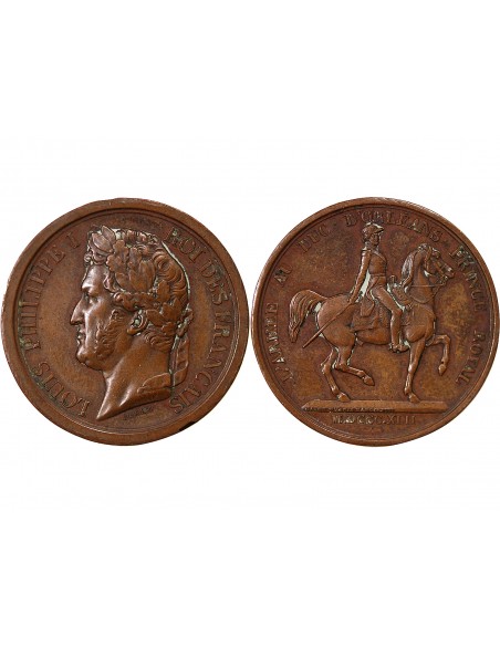 Louis-Philippe Ier 1 médaille Cuivre 1842