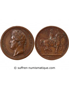 Louis-Philippe Ier 1 médaille Cuivre 1842