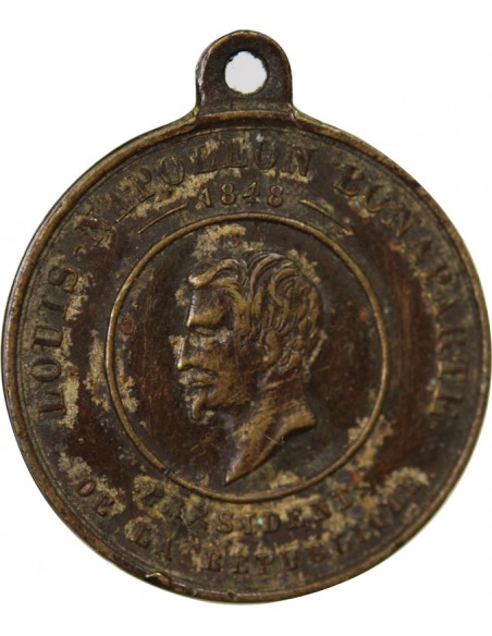 MEDAILLE EN FAVEUR DE LA PRESIDENCE DE LOUIS NAPOLEON BONAPARTE 1848, PARIS