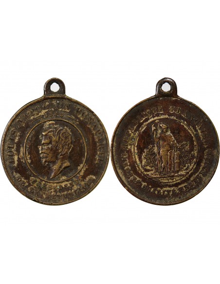 MEDAILLE EN FAVEUR DE LA PRESIDENCE DE LOUIS NAPOLEON BONAPARTE 1848, PARIS
