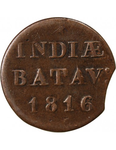 Indonésie Guillaume Ier de Prusse Duit Cuivre 1816 Sumatra