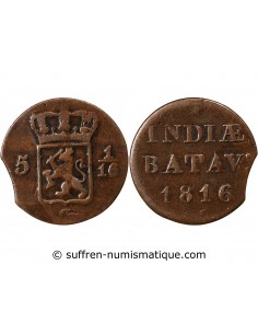 Indonésie Guillaume Ier de Prusse Duit Cuivre 1816 Sumatra