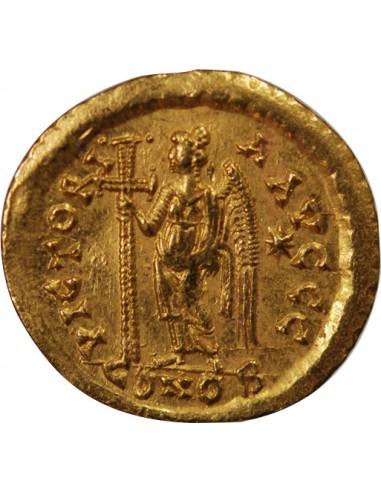 BASILISCUS - SOLIDUS OR 457 / 476 CONSTANTINOPLE