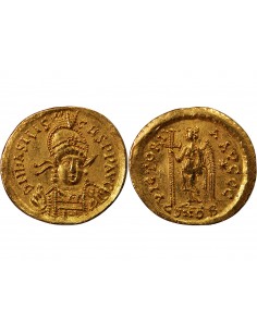 BASILISCUS - SOLIDUS OR 457 / 476 CONSTANTINOPLE 2