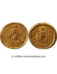 BASILISCUS - SOLIDUS OR 457 / 476 CONSTANTINOPLE