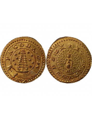 INDES BRITANNIQUES, PRESIDENCE DE MADRAS - PAGODE OR 1808-1815