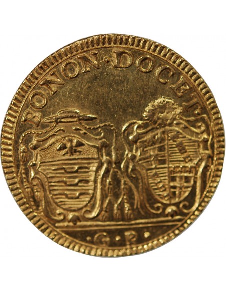 Vatican Pape Pie VI 2 doppie Or 1787 B Bologne