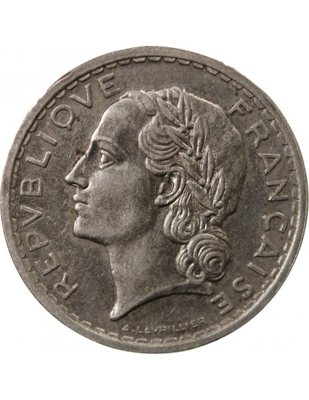 5 francs Nickel 1938 A Paris