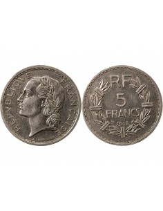 5 Francs Nickel 1938 A Paris 2