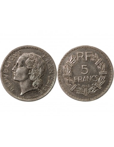 5 francs Nickel 1938 A Paris