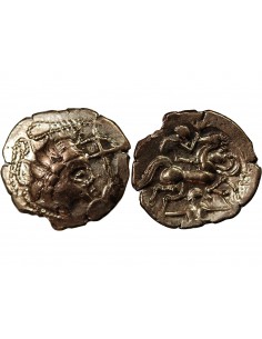NAMNETES, RÉGION DE NANTES - STATERE A l'HYPPOPHORE ET A LA CROIX 2