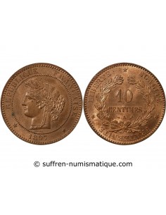 CERES - 10 CENTIMES 1897 A PARIS - Variété Torche