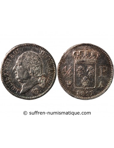 Louis XVIII 01-avr franc Argent 1817 A Paris