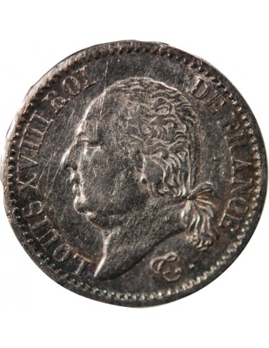 Louis XVIII 01-avr franc Argent 1817 A Paris