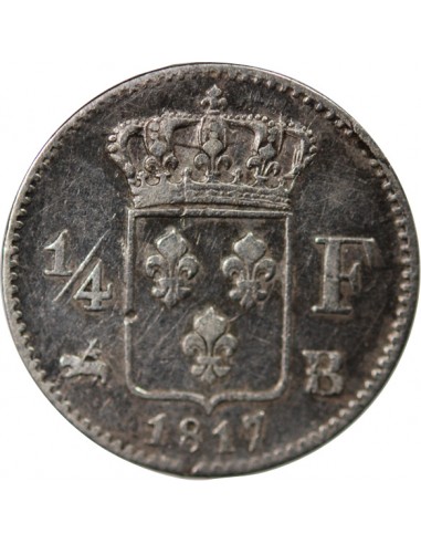 Louis XVIII 01-avr franc Argent 1817 B Rouen