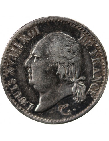 Louis XVIII 01-avr franc Argent 1817 B Rouen