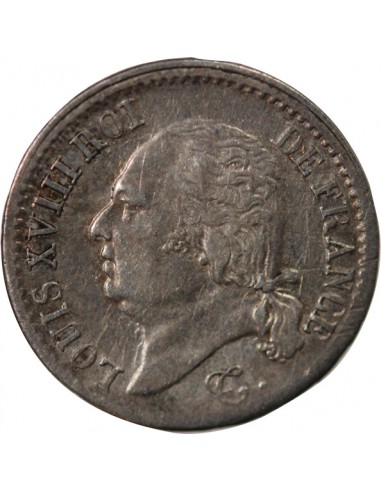 Louis XVIII 01-avr franc Argent 1817 I Limoges