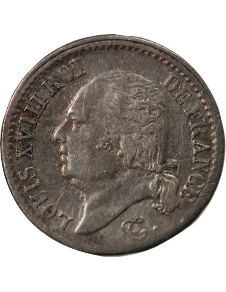 Louis XVIII 01-avr franc Argent 1817 I Limoges