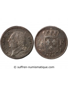 Louis XVIII 01-avr franc Argent 1817 I Limoges