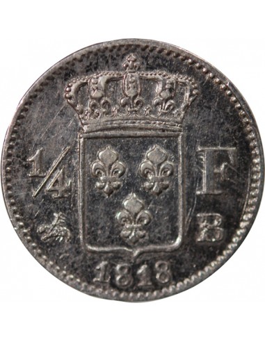 Louis XVIII 01-avr franc Argent 1818 B Rouen