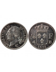 Louis XVIII 01-avr franc Argent 1818 B Rouen 2