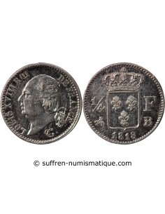 Louis XVIII 01-avr franc Argent 1818 B Rouen