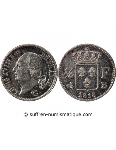 Louis XVIII 01-avr franc Argent 1818 B Rouen