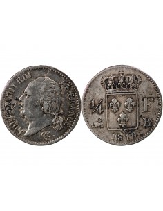 Louis XVIII 01-avr franc Argent 1819 B Rouen 2